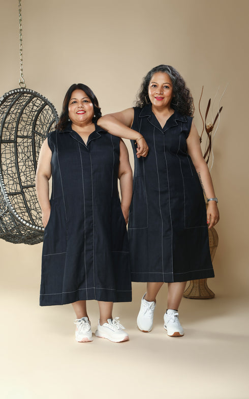 NAVY BLUE DRESS
